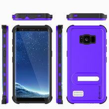 Load image into Gallery viewer, Galaxy S8 Plus Waterproof Case, Punkcase KickStud Purple Series [Slim Fit] [IP68 Certified] [Shockproof] [Snowproof] Armor Cover. (Color in image: Light Blue)
