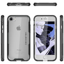 Cargar imagen en el visor de la galería, iPhone 8 Case, Ghostek Cloak 3 Series Case for iPhone 8 Case Clear Protective Case [Black] (Color in image: Pink)
