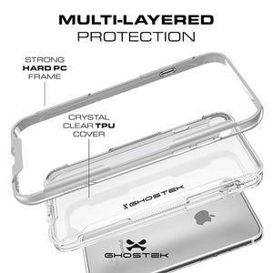 iPhone 8 Case, Ghostek Cloak 3 Series Case for iPhone 8 Case Clear Protective Case [SILVER] 