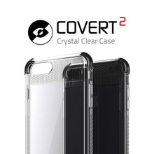 Cargar imagen en el visor de la galería, iPhone 8+ Plus Case, Ghostek Covert 2 Series for iPhone 8+ Plus Protective Case [ Black] (Color in image: Red)
