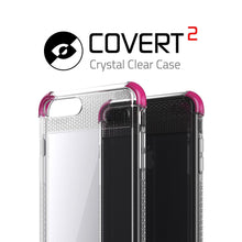 Cargar imagen en el visor de la galería, iPhone 8+ Plus Case, Ghostek Covert 2 Series for iPhone 8+ Plus Protective Case [ Pink] (Color in image: Teal)
