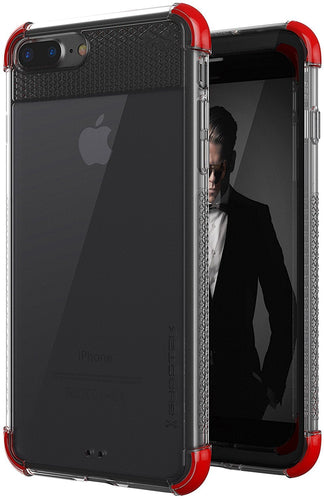 iPhone 7+ Plus Case, Ghostek Covert 2 Series for iPhone 7+ Plus Protective Case [ Red] (Color in image: Red)