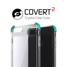 Cargar imagen en el visor de la galería, iPhone 8+ Plus Case, Ghostek Covert 2 Series for iPhone 8+ Plus Protective Case [ Teal] (Color in image: Red)

