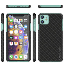 Load image into Gallery viewer, iPhone 11 Case, Punkcase CarbonShield, Heavy Duty &amp; Ultra Thin 2 Piece Dual Layer [shockproof] 
