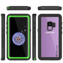 Cargar imagen en el visor de la galería, Galaxy S9 Waterproof Case, Punkcase [Extreme Series] [Slim Fit] [IP68 Certified] [Shockproof] [Snowproof] [Dirproof] Armor Cover W/ Built In Screen Protector for Samsung Galaxy S9 [Light Green] (Color in image: Pink)
