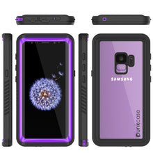 Cargar imagen en el visor de la galería, Galaxy S9 Waterproof Case, Punkcase [Extreme Series] [Slim Fit] [IP68 Certified] [Shockproof] [Snowproof] [Dirproof] Armor Cover W/ Built In Screen Protector for Samsung Galaxy S9 [Purple] (Color in image: Light Green)
