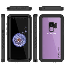 Cargar imagen en el visor de la galería, Galaxy S9 PLUS Waterproof Case, Punkcase [Extreme Series] [Slim Fit] [Shock/Snow proof] [Dirproof] Armor Cover W/ Built In Screen Protector [Black] 
