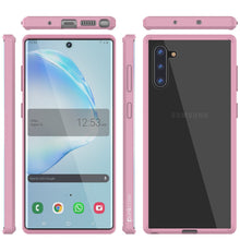 Cargar imagen en el visor de la galería, Galaxy Note 10 Punkcase Lucid-2.0 Series Slim Fit Armor Crystal Pink Case Cover (Color in image: Black)
