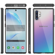 Load image into Gallery viewer, Galaxy Note 10+ Plus Punkcase Lucid-2.0 Series Slim Fit Armor Crystal Black Case Cover (Color in image: Black)
