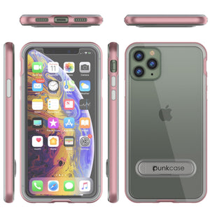 iPhone 12 Pro Case, PUNKcase [LUCID 3.0 Series] [Slim Fit] Protective Cover w/ Integrated Screen Protector [Rose Gold] (Color in image: Gold)