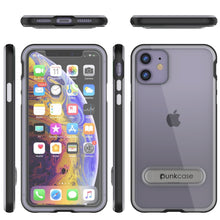 Cargar imagen en el visor de la galería, iPhone 12 Case, PUNKcase [LUCID 3.0 Series] [Slim Fit] Protective Cover w/ Integrated Screen Protector [Black] (Color in image: Grey)
