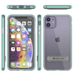 iPhone 12 Mini Case, PUNKcase [LUCID 3.0 Series] [Slim Fit] Protective Cover w/ Integrated Screen Protector [Teal] (Color in image: Gold)