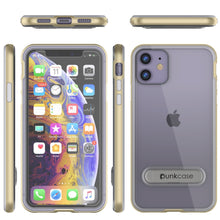 Cargar imagen en el visor de la galería, iPhone 12 Case, PUNKcase [LUCID 3.0 Series] [Slim Fit] Protective Cover w/ Integrated Screen Protector [Gold] (Color in image: Grey)

