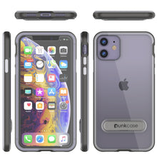 Cargar imagen en el visor de la galería, iPhone 12 Case, PUNKcase [LUCID 3.0 Series] [Slim Fit] Protective Cover w/ Integrated Screen Protector [Grey] (Color in image: Gold)
