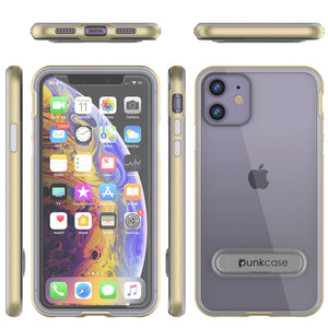 iPhone 12 Mini Case, PUNKcase [LUCID 3.0 Series] [Slim Fit] Protective Cover w/ Integrated Screen Protector [Gold] (Color in image: Grey)