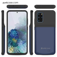 Load image into Gallery viewer, PunkJuice S20+ Plus Battery Case All Blue - Fast Charging Power Juice Bank with 6000mAh (Color in image: All Blue)
