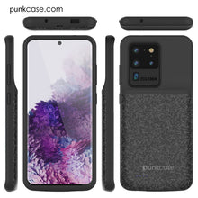 Load image into Gallery viewer, PunkJuice S20 Ultra Battery Case Patterned Black - Fast Charging Power Juice Bank with 6000mAh (Color in image: Patterned Black)
