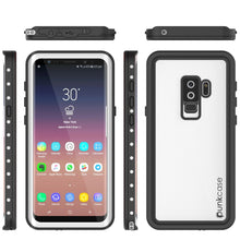 Cargar imagen en el visor de la galería, Galaxy S9 Plus Waterproof Case, Punkcase StudStar White Thin 6.6ft Underwater IP68 Shock/Snow Proof (Color in image: black)
