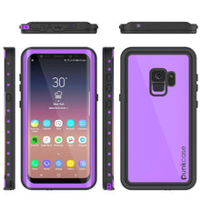 Cargar imagen en el visor de la galería, Galaxy S9 Waterproof Case PunkCase StudStar Purple Thin 6.6ft Underwater IP68 Shock/Snow Proof (Color in image: pink)
