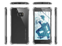 Cargar imagen en el visor de la galería, HTC 10 Case, Ghostek® Covert Dark Grey Series Premium Slim Hybrid | w/Screen Protector | Ultra Fit (Color in image: Peach)

