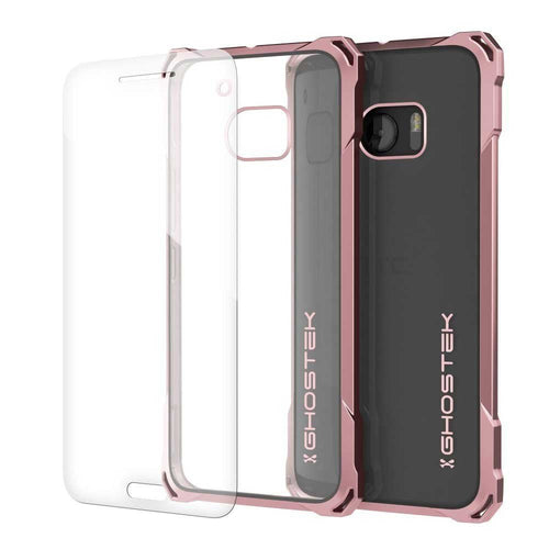 HTC 10 Case, Ghostek® Covert Peach Series Premium Slim Hybrid | w/Screen Protector | Ultra Fit (Color in image: Peach)