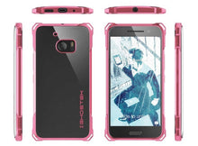 Cargar imagen en el visor de la galería, HTC 10 Case, Ghostek® Covert Pink Series Premium Slim Hybrid | w/Screen Protector | Ultra Fit (Color in image: Dark Gray)
