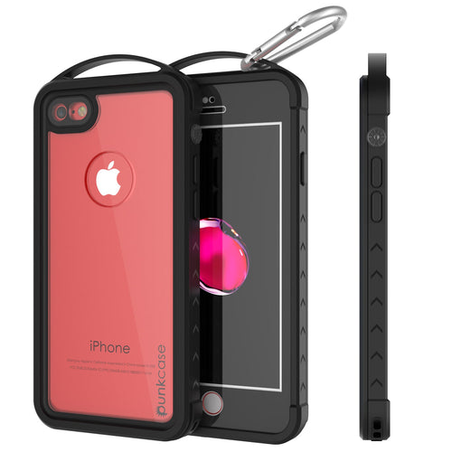 iPhone 7 Waterproof Case, Punkcase ALPINE Series, CLEAR | Heavy Duty Armor Cover (Color in image: clear)