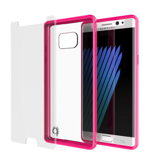 Note 7 Case Punkcase® LUCID 2.0 Pink Series w/ PUNK SHIELD Screen Protector | Ultra Fit (Color in image: clear)
