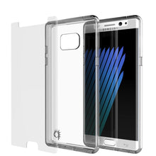 Cargar imagen en el visor de la galería, Note 7 Case Punkcase® LUCID 2.0 Crystal Black Series w/ PUNK SHIELD Screen Protector | Ultra Fit (Color in image: crystal pink)
