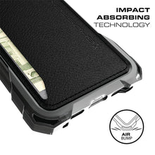 Load image into Gallery viewer, iPhone 8+Plus Wallet Case, Ghostek Exec Brown Series | Slim Armor Hybrid Impact Bumper | TPU PU Leather Credit Card Slot Holder Sleeve Cover 
