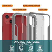 Cargar imagen en el visor de la galería, Punkcase iPhone 14 Plus Ravenger MAG Defensa Funda Protectora de Grado Militar con Capa Múltiple [Gris]
