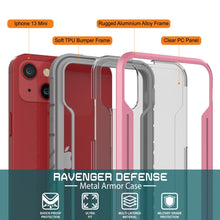 Load image into Gallery viewer, Punkcase iPhone 13 Mini ravenger Case Protective Military Grade Multilayer Cover [Rose-Gold] 
