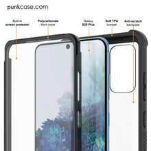 Load image into Gallery viewer, PunkCase Galaxy S20+ Plus Case, [Spartan Series] Clear Rugged Heavy Duty Cover W/Built in Screen Protector [Black] (Color in image: pink)
