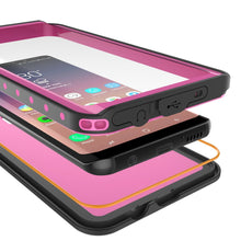 Cargar imagen en el visor de la galería, Galaxy S10e Waterproof Case PunkCase StudStar Pink Thin 6.6ft Underwater IP68 Shock/Snow Proof (Color in image: black)
