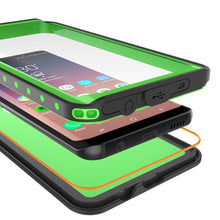 Cargar imagen en el visor de la galería, Galaxy S9 Waterproof Case PunkCase StudStar Light Green Thin 6.6ft Underwater IP68 ShockProof (Color in image: white)
