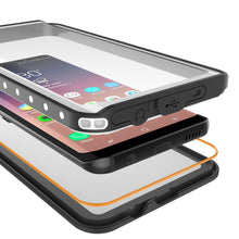Cargar imagen en el visor de la galería, Galaxy S10e Waterproof Case, Punkcase StudStar White Thin 6.6ft Underwater IP68 Shock/Snow Proof (Color in image: black)
