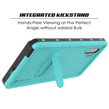 Load image into Gallery viewer, PunkCase Galaxy Note 10+ Plus Waterproof Case, [KickStud Series] Armor Cover [Teal] (Color in image: Light Blue)
