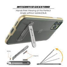 Cargar imagen en el visor de la galería, iPhone 11 Pro Case, PUNKcase [LUCID 3.0 Series] [Slim Fit] Armor Cover w/ Integrated Screen Protector [Gold] (Color in image: Red)
