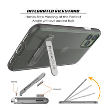 Cargar imagen en el visor de la galería, iPhone 11 Pro Case, PUNKcase [LUCID 3.0 Series] [Slim Fit] Armor Cover w/ Integrated Screen Protector [Grey] (Color in image: Red)
