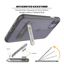 Cargar imagen en el visor de la galería, iPhone 12 Case, PUNKcase [LUCID 3.0 Series] [Slim Fit] Protective Cover w/ Integrated Screen Protector [Grey] (Color in image: Red)
