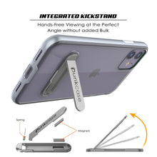 Cargar imagen en el visor de la galería, iPhone 12 Case, PUNKcase [LUCID 3.0 Series] [Slim Fit] Protective Cover w/ Integrated Screen Protector [Silver] (Color in image: Grey)

