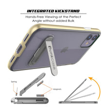 Cargar imagen en el visor de la galería, iPhone 12 Case, PUNKcase [LUCID 3.0 Series] [Slim Fit] Protective Cover w/ Integrated Screen Protector [Gold] (Color in image: Red)
