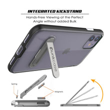 Cargar imagen en el visor de la galería, iPhone 12 Case, PUNKcase [LUCID 3.0 Series] [Slim Fit] Protective Cover w/ Integrated Screen Protector [Black] (Color in image: Red)
