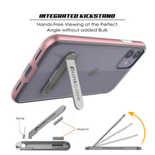 Cargar imagen en el visor de la galería, iPhone 12 Case, PUNKcase [LUCID 3.0 Series] [Slim Fit] Protective Cover w/ Integrated Screen Protector [Rose Gold] (Color in image: Grey)

