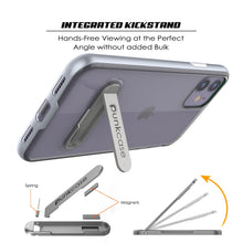 Cargar imagen en el visor de la galería, iPhone 11 Case, PUNKcase [LUCID 3.0 Series] [Slim Fit] Armor Cover w/ Integrated Screen Protector [Silver] (Color in image: Grey)
