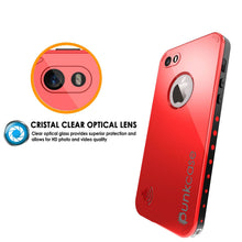Cargar imagen en el visor de la galería, iPhone 5S/5 Waterproof Case, PunkCase StudStar Red Case Water/Shock/Dirt Proof | Lifetime Warranty (Color in image: teal)
