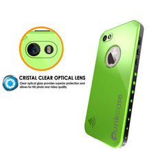 Cargar imagen en el visor de la galería, iPhone 5S/5 Waterproof Case, PunkCase StudStar Light Green Case Water/ShockProof | Lifetime Warranty (Color in image: teal)
