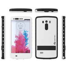 Cargar imagen en el visor de la galería, LG G3 Waterproof Case, Ghostek Atomic White W/ Attached Screen Protector LG G3 Slim Fitted (Color in image: green)
