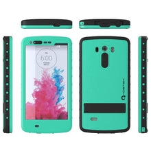 Cargar imagen en el visor de la galería, LG G3 Waterproof Case, Ghostek Atomic Teal W/ Attached Screen Protector  Slim Fitted  LG G3 (Color in image: black)
