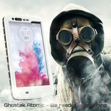 Cargar imagen en el visor de la galería, LG G3 Waterproof Case, Ghostek Atomic White W/ Attached Screen Protector LG G3 Slim Fitted (Color in image: purple)
